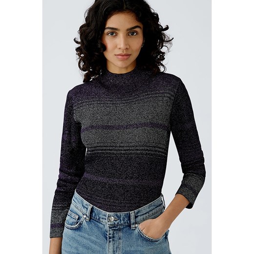 Oui Sweter w kolorze szaro-fioletowym 36 okazja Limango Polska