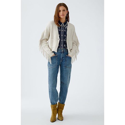 Oui Kardigan w kolorze beżowym ze sklepu Limango Polska w kategorii Swetry damskie - zdjęcie 187313732