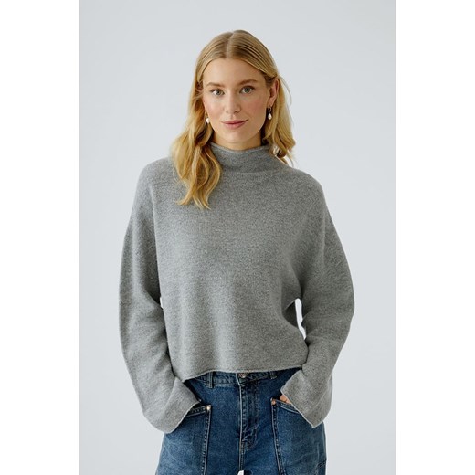 Oui Wełniany golf w kolorze szarym 44 Limango Polska okazyjna cena