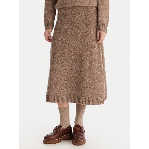 Weekend Max Mara Spódnica midi Barnaba 2525306012 Brązowy Regular Fit XS MODIVO