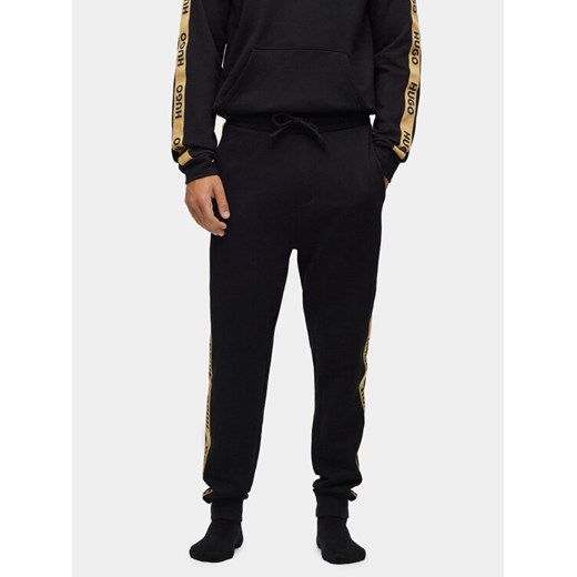 Hugo Spodnie dresowe Sporty Logo 50496995 Czarny Regular Fit ze sklepu MODIVO w kategorii Spodnie męskie - zdjęcie 187314101
