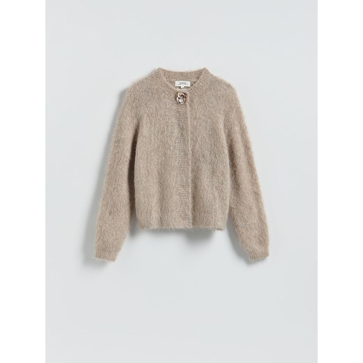 Reserved - Sweter z alpaką - beżowy ze sklepu Reserved w kategorii Swetry damskie - zdjęcie 187315070