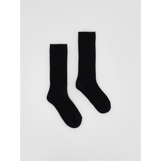 Reserved - Wełniane skarpetki z dodatkiem kaszmiru - czarny ze sklepu Reserved w kategorii Skarpetki damskie - zdjęcie 187315284