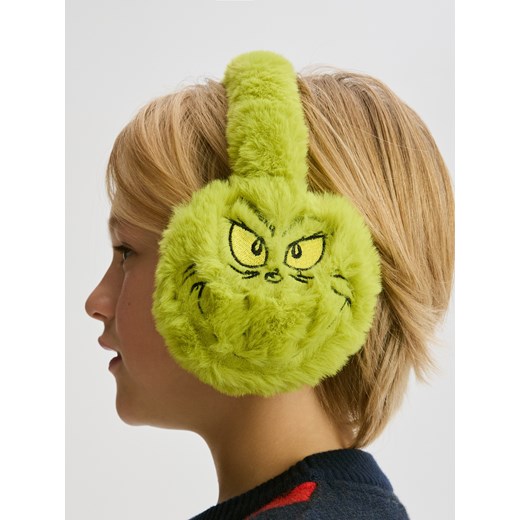 Reserved - Nauszniki Grinch - zielony ze sklepu Reserved w kategorii Czapki dziecięce - zdjęcie 187315304