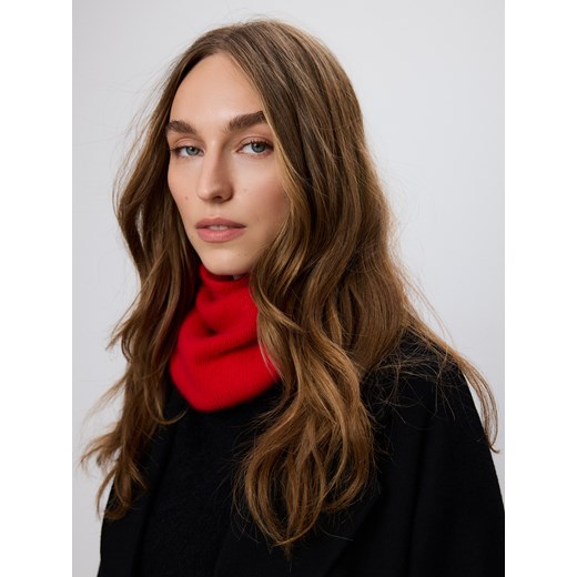 Reserved - Szal z wełną i kaszmirem - czerwony ze sklepu Reserved w kategorii Szaliki i chusty damskie - zdjęcie 187315314