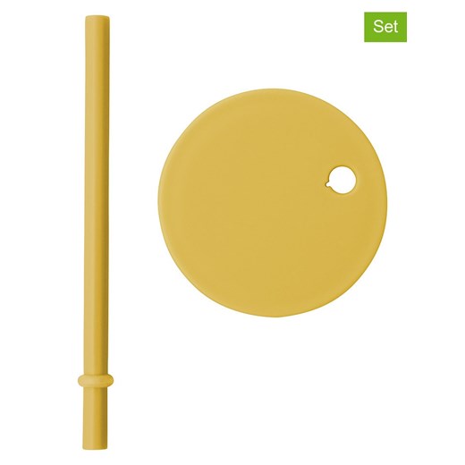 Design Letters 2-częściowy zestaw w kolorze żółtym ze sklepu Limango Polska w kategorii Akcesoria kuchenne - zdjęcie 187317134