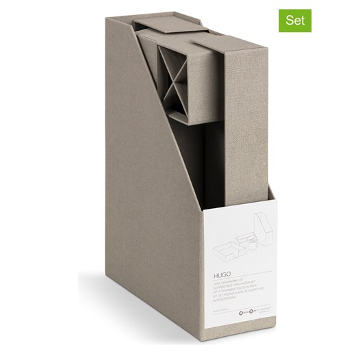 BigsoBox 4-częściowy zestaw organizerów &quot;Hugo&quot; w kolorze beżowym ze sklepu Limango Polska w kategorii Akcesoria biurowe - zdjęcie 187317181