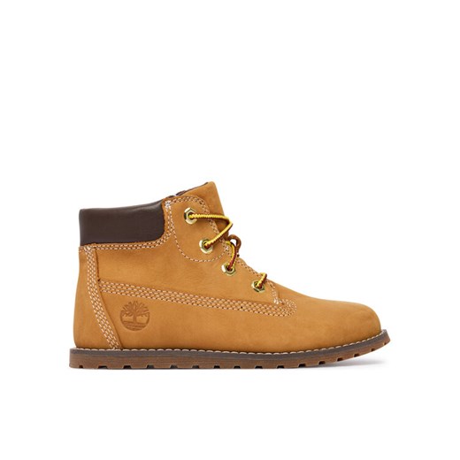 Trzewiki Timberland Pokey Pine 6in Boot TB1A125Q2311 Brązowy ze sklepu eobuwie.pl w kategorii Buty zimowe dziecięce - zdjęcie 187317230
