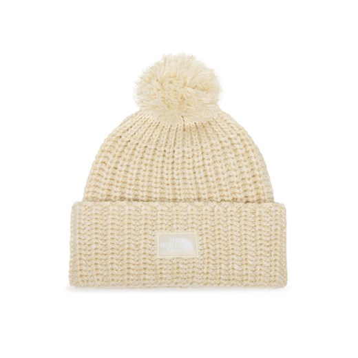 Czapka The North Face Cosy Chunky Cabin NF0A887W86I1 Écru ze sklepu eobuwie.pl w kategorii Czapki zimowe damskie - zdjęcie 187317240