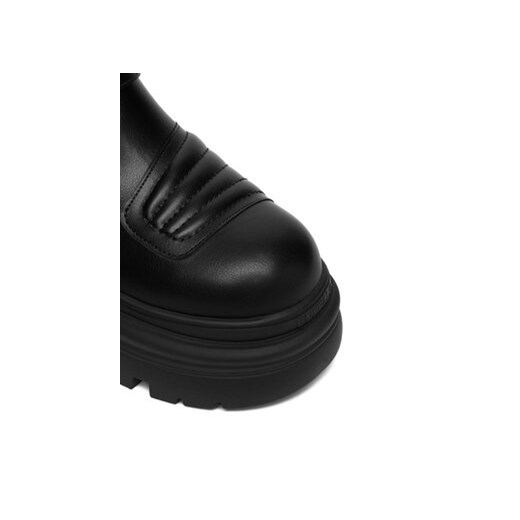 Botki Buffalo Dione Biker Boot Mid 1270127 Czarny Buffalo 38 eobuwie.pl