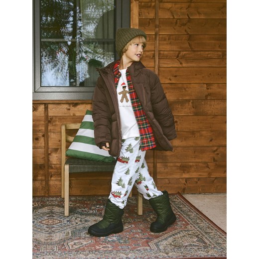 Reserved - Kurtka oversize - brązowy ze sklepu Reserved w kategorii Kurtki chłopięce - zdjęcie 187318391