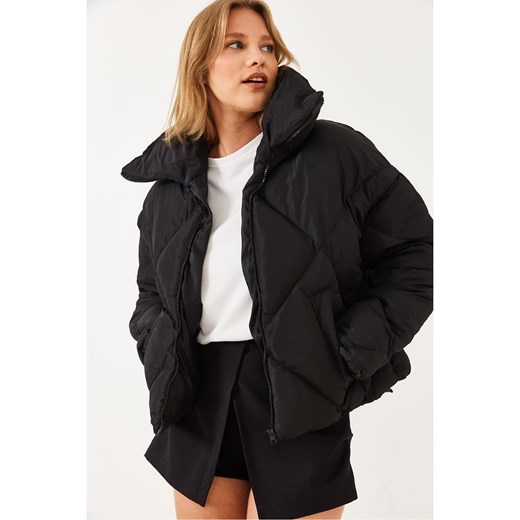 Happiness Istanbul Kurtka zimowa w kolorze czarnym Happiness Istanbul 38 okazyjna cena Limango Polska