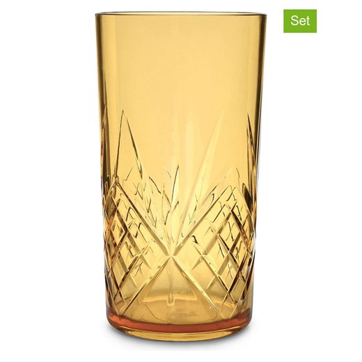 Salt and Pepper Szklanki (4 szt.) &quot;Costa&quot; w kolorze żółtym - 650 ml ze sklepu Limango Polska w kategorii Naczynia - zdjęcie 187318873