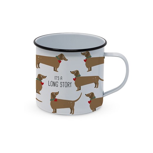 ppd Kubek jumbo "Long Story" w kolorze biało-jasnobrązowym - 400 ml - id: 17823767 - marki Ppd - 187318874 ppd Kubek jumbo "Long Story" w kolorze biało-jasnobrązowym - 400 ml ze sklepu Limango Polska w kategorii Naczynia - zdjęcie 187318874