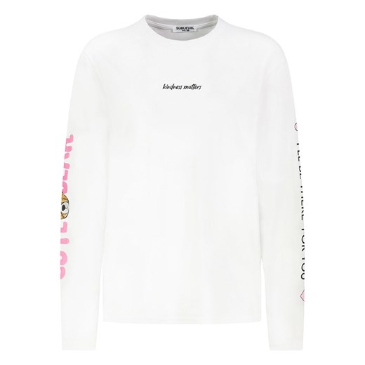 Sublevel Koszulka w kolorze białym - id: 17859573 - marki SUBLEVEL - 187319004 Sublevel Koszulka w kolorze białym ze sklepu Limango Polska w kategorii Bluzki damskie - zdjęcie 187319004