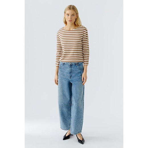 Oui Koszulka w kolorze karmelowo-kremowym ze sklepu Limango Polska w kategorii Bluzki damskie - zdjęcie 187319404