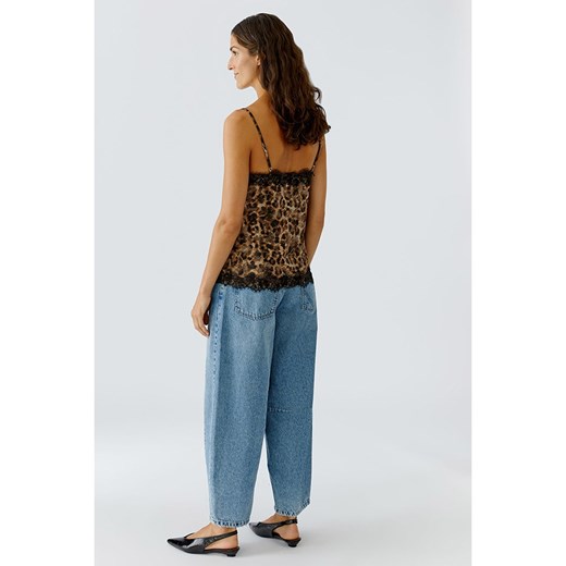 Oui Top w kolorze karmelowo-brązowym 46 wyprzedaż Limango Polska