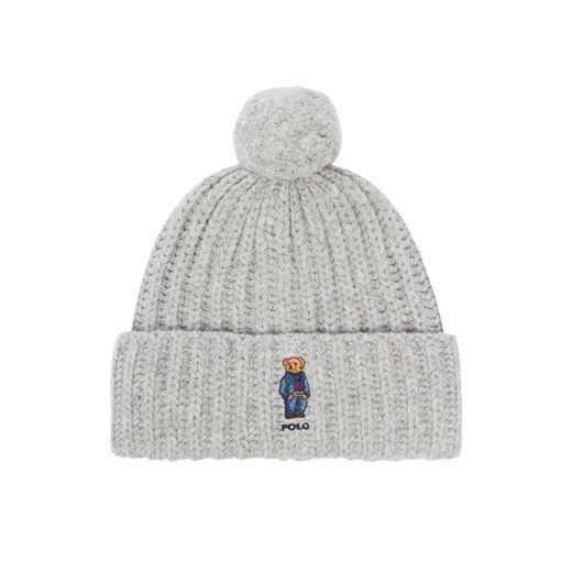 Czapka Polo Ralph Lauren 455936112001 Szary ze sklepu eobuwie.pl w kategorii Czapki zimowe damskie - zdjęcie 187319510