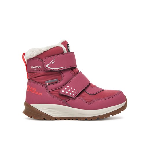 Śniegowce Jack Wolfskin Polar Bear-g Texapore Mid Vc A62146 Różowy ze sklepu eobuwie.pl w kategorii Buty zimowe dziecięce - zdjęcie 187319530