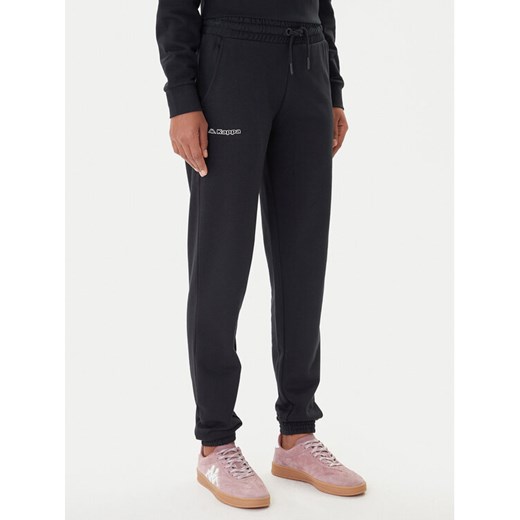 Kappa Spodnie dresowe Festa 331M34W Czarny Regular Fit - id: 0000305630049 - marki Kappa - 187319800 Kappa Spodnie dresowe Festa 331M34W Czarny Regular Fit ze sklepu MODIVO w kategorii Spodnie damskie - zdjęcie 187319800