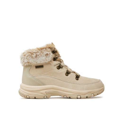 Skechers Trapery Trego - Snow Worries 167882/NAT Beżowy ze sklepu MODIVO w kategorii Workery damskie - zdjęcie 187319834