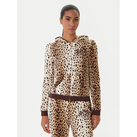 Juicy Couture Bluza JCGAS225012A Beżowy Slim Fit - id: 0000305588920 - marki Juicy Couture - 187319841 Juicy Couture Bluza JCGAS225012A Beżowy Slim Fit ze sklepu MODIVO w kategorii Bluzy damskie - zdjęcie 187319841