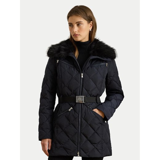 LAUREN RALPH LAUREN Kurtka puchowa 297P04108001 Granatowy Slim Fit ze sklepu MODIVO w kategorii Kurtki damskie - zdjęcie 187319862