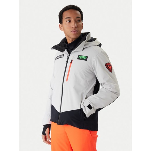Rossignol Kurtka narciarska Hero Blackside RLOMJ24 Szary Regular Fit ze sklepu MODIVO w kategorii Kurtki męskie - zdjęcie 187319880