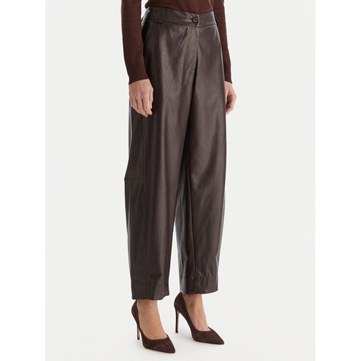 ACCESS FASHION Spodnie z imitacji skóry 54-5132-188 Brązowy Regular Fit - id: 0000305850799 - marki Access Fashion - 187319913 ACCESS FASHION Spodnie z imitacji skóry 54-5132-188 Brązowy Regular Fit ze sklepu MODIVO w kategorii Sukienki - zdjęcie 187319913