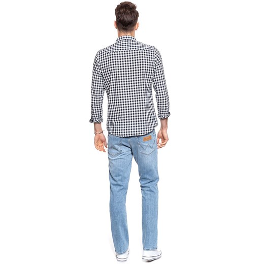 WRANGLER SPODNIE MĘSKIE TEXAS SLIM BLUEGENICS W12SP1136 112126512 Wrangler W33 L32 YouNeedit.pl