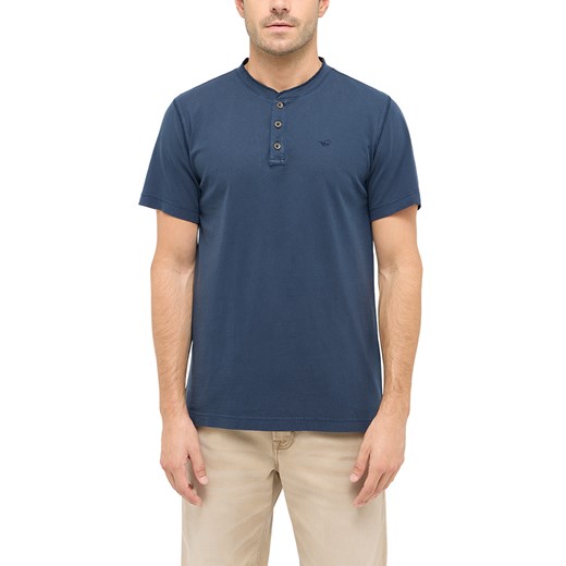 Męski T-Shirt Mustang Style Austin Dark Sapphire 1016283 4136 ze sklepu YouNeedit.pl w kategorii T-shirty męskie - zdjęcie 187321652