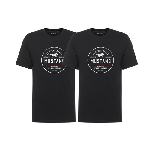 2 - PAK Męski T-Shirt Mustang Style Alex Black 1017333 4142 ze sklepu YouNeedit.pl w kategorii T-shirty męskie - zdjęcie 187321704