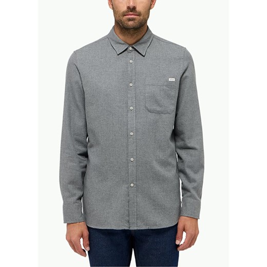 Męska Koszula MUSTANG Eastbridge Mid Grey Mélange 1015912 4140 ze sklepu YouNeedit.pl w kategorii Koszule męskie - zdjęcie 187321752