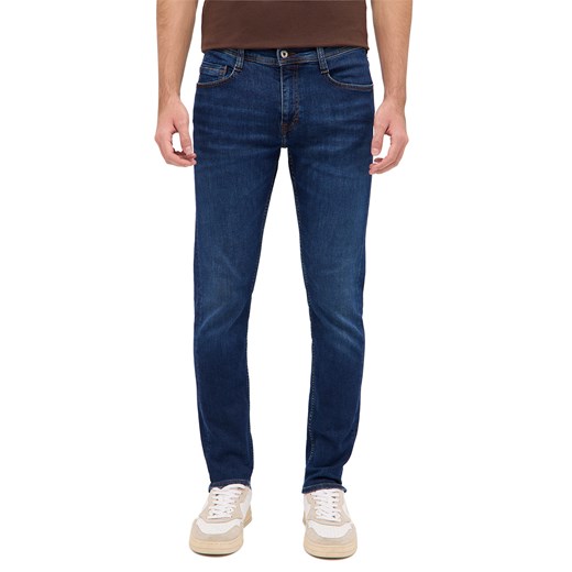 Męskie Spodnie Jeansowe Mustang Style Oregon Slim Denim Blue 1016315 5000 903 ze sklepu YouNeedit.pl w kategorii Jeansy męskie - zdjęcie 187321770