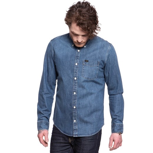 LEE BUTTON DOWN REGULAR FIT OIL BLUE L880PLMO 112123380 ze sklepu YouNeedit.pl w kategorii Koszule męskie - zdjęcie 187321922