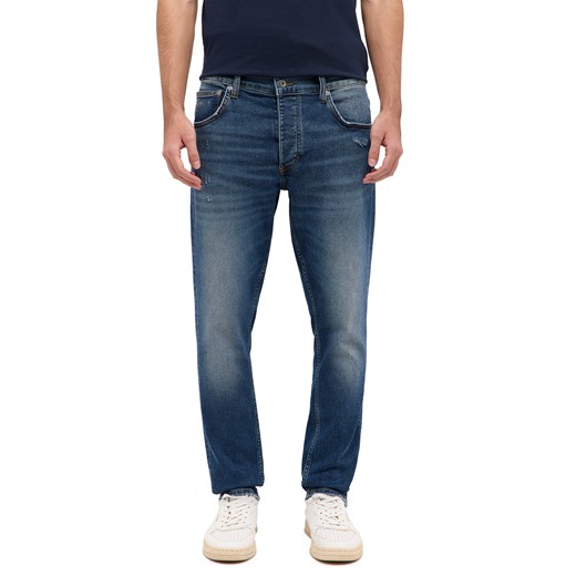 Męskie Spodnie Jeansowe Mustang Style Toledo Tapered Denim Blue 1016325 5000 434 ze sklepu YouNeedit.pl w kategorii Jeansy męskie - zdjęcie 187321974