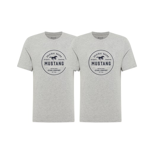 2 - PAK T-Shirt Mustang Style Alex Mid Grey Mélange 1017334 4140 ze sklepu YouNeedit.pl w kategorii T-shirty męskie - zdjęcie 187321984