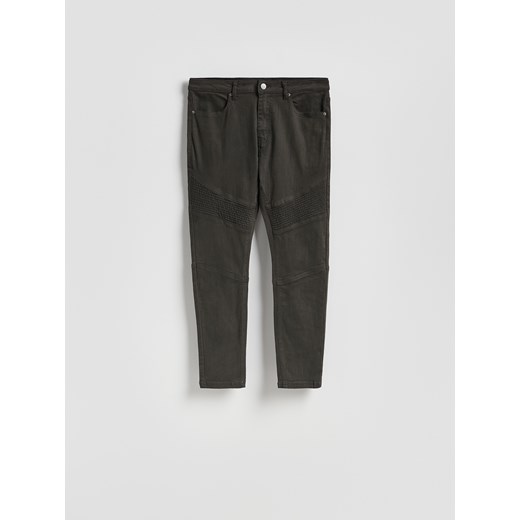 Reserved - Bawełniane spodnie skinny - ciemnoszary - id: 506GC-90X - marki Reserved - 187322262 Reserved - Bawełniane spodnie skinny - ciemnoszary ze sklepu Reserved w kategorii Spodnie męskie - zdjęcie 187322262