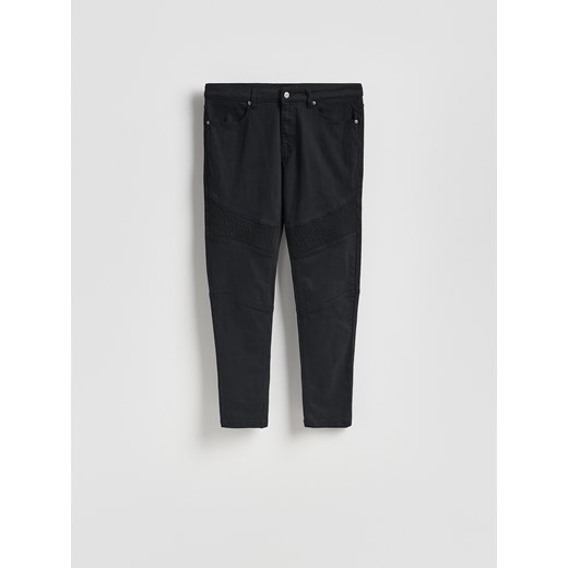 Reserved - Bawełniane spodnie skinny - czarny - id: 506GC-99X - marki Reserved - 187322264 Reserved - Bawełniane spodnie skinny - czarny ze sklepu Reserved w kategorii Spodnie męskie - zdjęcie 187322264