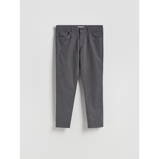 Reserved - Bawełniane spodnie slim fit - czarny - id: 525GC-99M - marki Reserved - 187322270 Reserved - Bawełniane spodnie slim fit - czarny ze sklepu Reserved w kategorii Spodnie męskie - zdjęcie 187322270