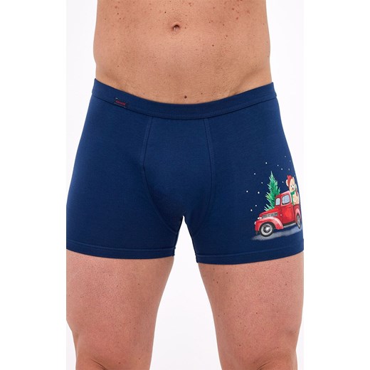 Zestaw prezentowy świąteczne bokserki i skarpetki męskie Gift 914/01, Kolor granatowy-wzór, Rozmiar 2XL, Cornette ze sklepu Primodo w kategorii Majtki męskie - zdjęcie 187322702