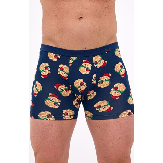 Zestaw prezentowy świąteczne bokserki i skarpetki męskie Teddy 914/02, Kolor granatowy, Rozmiar 2XL, Cornette ze sklepu Primodo w kategorii Majtki męskie - zdjęcie 187322711