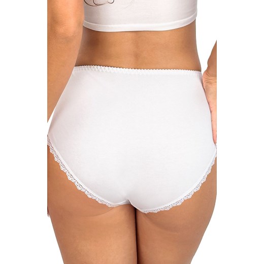 Donna figi damskie bawełniane pełne białe 251, Kolor biały, Rozmiar S, Donna ze sklepu Primodo w kategorii Majtki damskie - zdjęcie 187322733