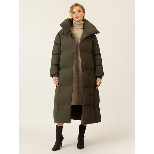 APART Płaszcz zimowy w kolorze khaki - id: 16987335 - marki APART - 187323173 APART Płaszcz zimowy w kolorze khaki ze sklepu Limango Polska w kategorii Kurtki damskie - zdjęcie 187323173