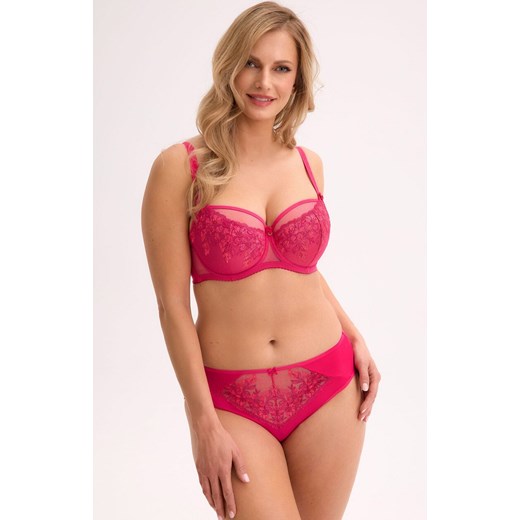 Gaia biustonosz półusztywniany semi-soft Rhea 1322, Kolor fuksja, Rozmiar 80B, Gaia ze sklepu Intymna w kategorii Biustonosze - zdjęcie 187324140