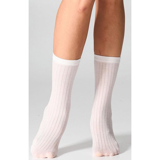 2-pack skarpetki damskie z wełną kremowe W12 Merino, Kolor kremowy, Rozmiar uniwersalny, LEGS ze sklepu Intymna w kategorii Skarpetki damskie - zdjęcie 187324382