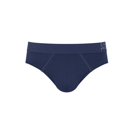 Sloggi bawełniane slipy męskie midi Briefs 10215471-1771, Kolor ciemnoniebieski, Rozmiar L, Sloggi ze sklepu Intymna w kategorii Majtki męskie - zdjęcie 187324532