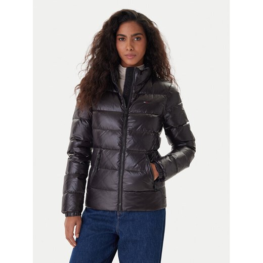 Tommy Jeans Kurtka puchowa DW0DW21618 Czarny Slim Fit ze sklepu MODIVO w kategorii Kurtki damskie - zdjęcie 187325061