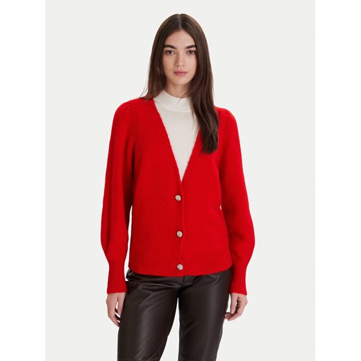 Morgan Sweter 252-MGOJI Czerwony Regular Fit - id: 0000305581433 - marki Morgan - 187325090 Morgan Sweter 252-MGOJI Czerwony Regular Fit ze sklepu MODIVO w kategorii Swetry damskie - zdjęcie 187325090