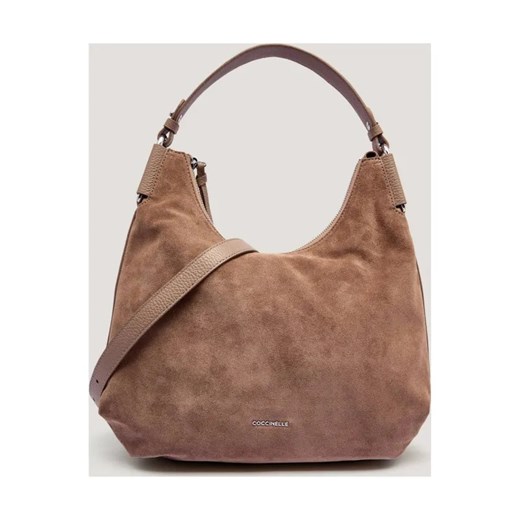 Coccinelle Hobo Rebekka | zamsz ze sklepu Gomez Fashion Store w kategorii Torebki hobo - zdjęcie 187325724